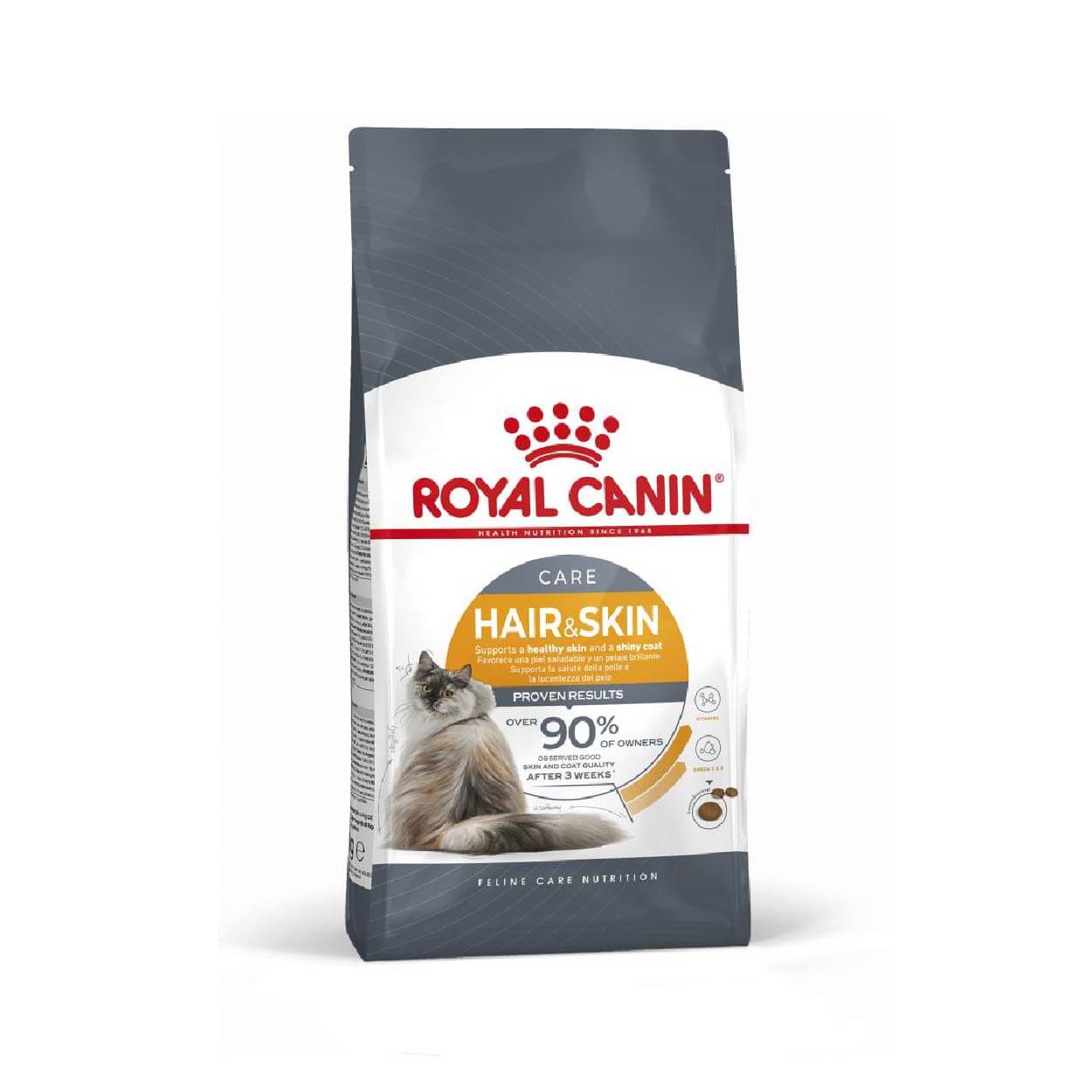 FCN Royal canin CHAT HAIR & SKIN 2 Kg