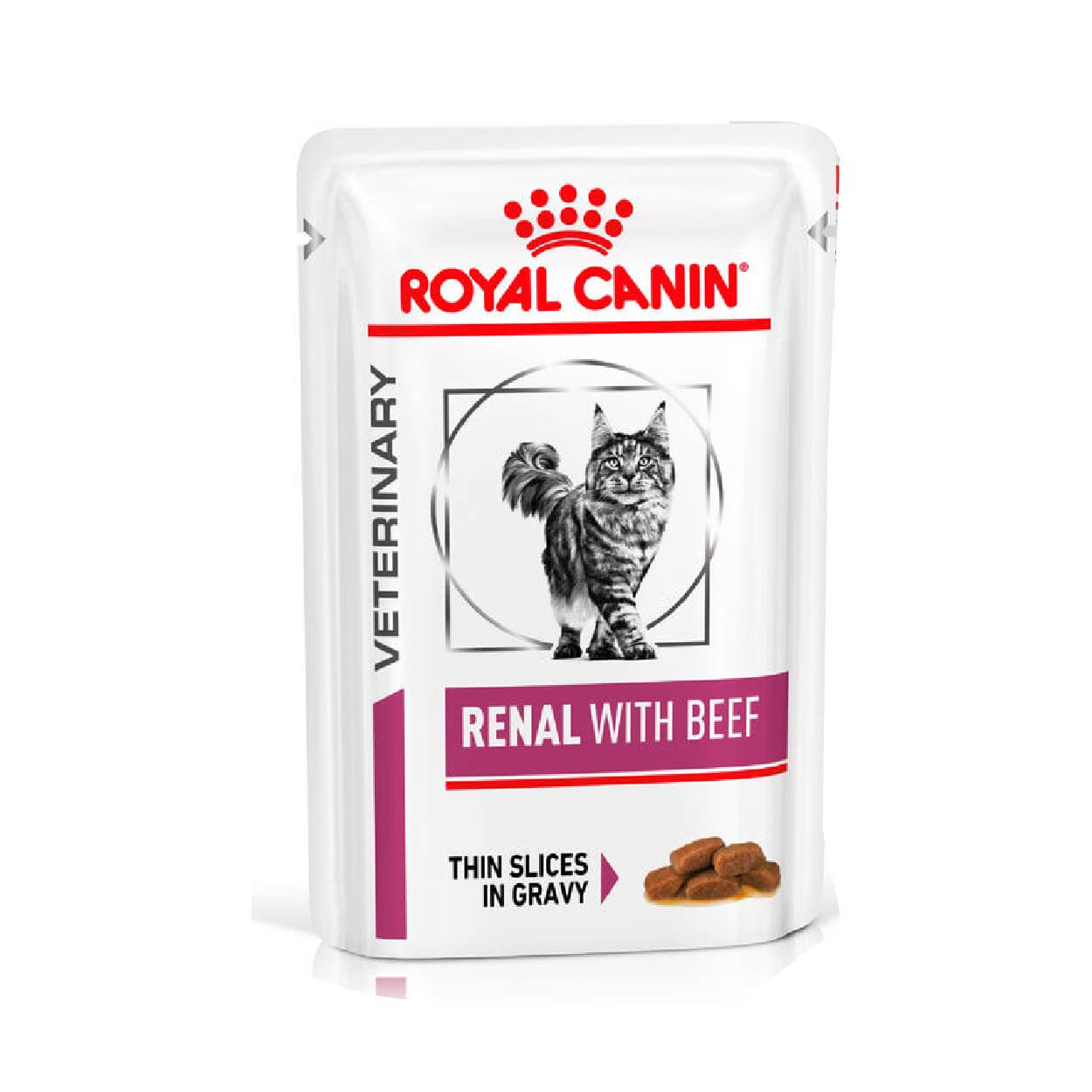 VDiet Royal Canin CHAT Renal Boeuf 12x85 Gr