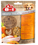 8in1 MEATY TREATS Chicken/Carr.50g