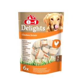 8in1 DEL Chicken Bones S 6ct