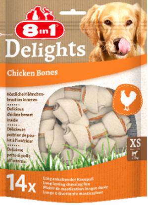 8in1 DEL Chicken Bones XS 14ct