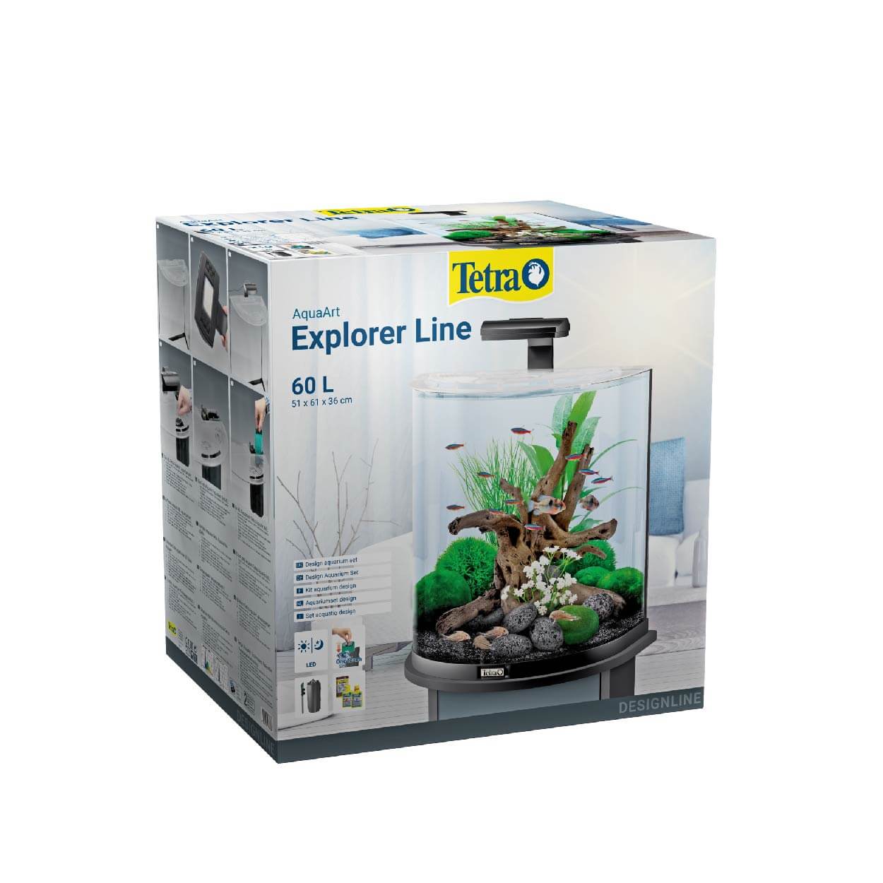 Tetra Explorer Line LED Cray white 30L