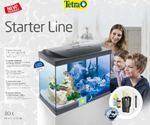 Tetra Starter Line LED black 80L MK